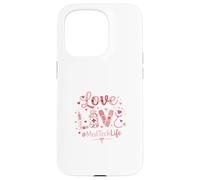 Custodia per iPhone 15 Pro Medical Love Word - Tema MedTech Life per infermieri