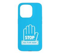 Custodia per iPhone 15 Pro Meme umoristico STOP Talk To My Agent AI Software Engineers