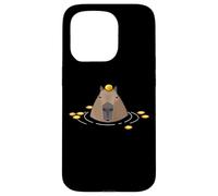 Custodia per iPhone 15 Pro Mens Womens Kids Girls Oranges Meme Lover Capybara