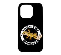 Custodia per iPhone 15 Pro Mens Womens Kids I Raise Tiny Dinosaurs Leopard Gecko Lover