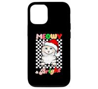 Custodia per iPhone 15 Pro Meowy And Bright Ragdoll Cat Christmas Groovy Cats Lovers