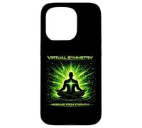 Custodia per iPhone 15 Pro Messaggio di simmetria virtuale dall'arte della meditazione cosmica dell'eternità