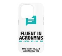 Custodia per iPhone 15 Pro MHA Fluent in Acronyms Laurea Management Sanitario