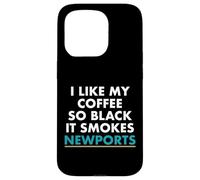 Custodia per iPhone 15 Pro Mi piace il mio caffè così nero...