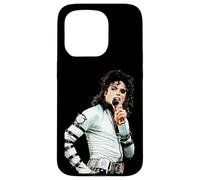 Custodia per iPhone 15 Pro Michael Jackson dal vivo al Wembley Bad World Tour 1988