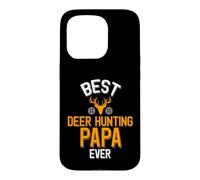 Custodia per iPhone 15 Pro Miglior cervo caccia papà mai cacciatore di cervi