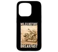 Custodia per iPhone 15 Pro Miles Before Breakfast Moto Adventure Design