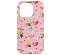 Custodia per iPhone 15 Pro Minions Big Heart All Over Print