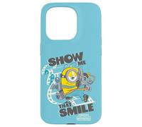 Custodia per iPhone 15 Pro Minions & Monsters James Show Me That Smile