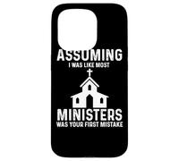 Custodia per iPhone 15 Pro Minister Apparel - Divertente design dei migliori ministri