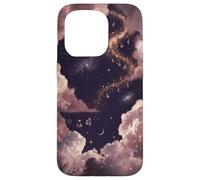 Custodia per iPhone 15 Pro Mistico cielo notturno grafico Pozioni incantate e celesti