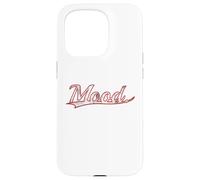 Custodia per iPhone 15 Pro Mood. Trendy Slang Minimalist Aesthetic Vintage Varsity