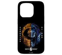 Custodia per iPhone 15 Pro Mortal Kombat 2 Scorpion Bi-Han Mortal Enemies
