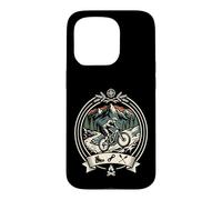 Custodia per iPhone 15 Pro Mountain Bike Campeggio All'aperto Avventura Boschi