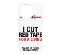 Custodia per iPhone 15 Pro MPA I Cut Red Tape Laurea Amministrazione Pubblica