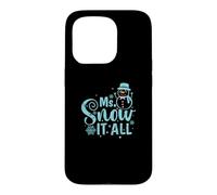 Custodia per iPhone 15 Pro Mr. Snow it all Neve Stagione invernale