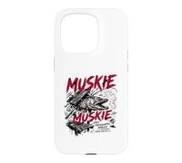 Custodia per iPhone 15 Pro Muskie pesca d'agguato d'acqua dolce