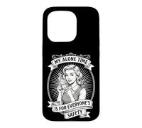 Custodia per iPhone 15 Pro My Alone Time Is For Everyone's Safety Introverso