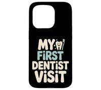 Custodia per iPhone 15 Pro My First Dentist Visit Kids Spazzolino da denti Smile