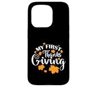 Custodia per iPhone 15 Pro My First Thank Giving USA America Holiday