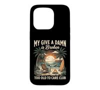 Custodia per iPhone 15 Pro My Give A Damn Is Broken Funny Retirement Beach Cruise