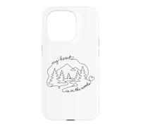 Custodia per iPhone 15 Pro My Heart Is In The Woods Forest Nature Enthusiast