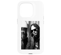 Custodia per iPhone 15 Pro Neil Young Harvest Moon Singer di AJ Barratt