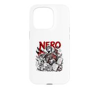 Custodia per iPhone 15 Pro Nerone Imperatore Romano Antica Roma Città Infuocata