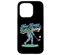 Custodia per iPhone 15 Pro New Knees Better Swing Pensionato Golfista Ginocchio Sostituzione