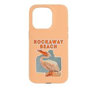 Custodia per iPhone 15 Pro New York Rockaway Beach Vacanze Pelicano Grafica Surfing Outfit
