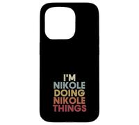 Custodia per iPhone 15 Pro Nikole Name Nikole Personalized Name First Given
