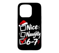 Custodia per iPhone 15 Pro Nizza Cattivo 6-7 Buon Natale Divertente Sei Sette