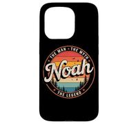 Custodia per iPhone 15 Pro Noah The Man The Myth The Legend Nome Personalizzato Vintage