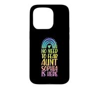 Custodia per iPhone 15 Pro Non c'è bisogno di temere che zia Sophia sia qui Nome Rainbow