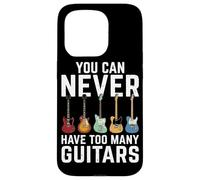 Custodia per iPhone 15 Pro Non puoi mai avere troppe chitarre rock n roll chitarrista