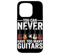 Custodia per iPhone 15 Pro Non puoi mai avere troppe chitarre rock n roll chitarrista