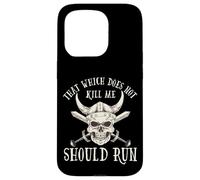 Custodia per iPhone 15 Pro Nordic Viking: That Which Does Not Kill Me Should Run