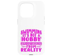 Custodia per iPhone 15 Pro Nuoto Team Nuoto La mia fuga dalla realtà nuotatore
