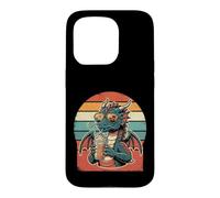 Custodia per iPhone 15 Pro Occhiali da sole retrò Dragon Ice Coffee Summer Vibes