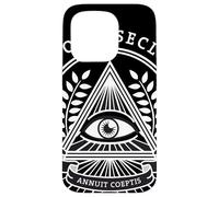 Custodia per iPhone 15 Pro Occhio onnivista, Dio, simbolo, piramide, Massonico