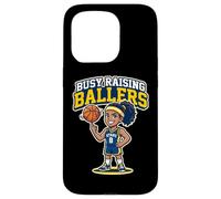 Custodia per iPhone 15 Pro Occupato Raising Ballers Basket Mamma