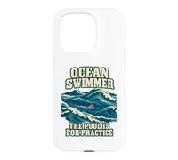 Custodia per iPhone 15 Pro Ocean Swimmer La piscina è per la pratica in acque libere