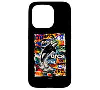 Custodia per iPhone 15 Pro Oceano Orca con onde marine fauna selvatica orca design