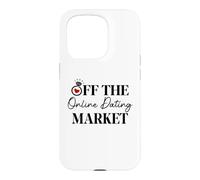 Custodia per iPhone 15 Pro Off the Online Dating Market Bridal Shower Bride Newlywed