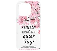 Custodia per iPhone 15 Pro Oggi è una bella giornata, soddisfazione, tedesco