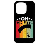 Custodia per iPhone 15 Pro Oh Chute Skydiving Parachutist Skydive Parachuting Skydiver