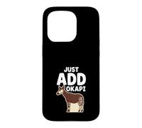 Custodia per iPhone 15 Pro Okapi Lover Okapi Animali Rari Animali Selvatici Amante