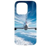 Custodia per iPhone 15 Pro Oltre l'orizzonte: aereo da dietro