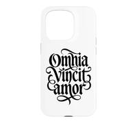 Custodia per iPhone 15 Pro Omnia Vincit Amor Latin Love conquista tutti