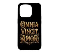 Custodia per iPhone 15 Pro Omnia Vincit Amor Tutto è conquistato dall'amore